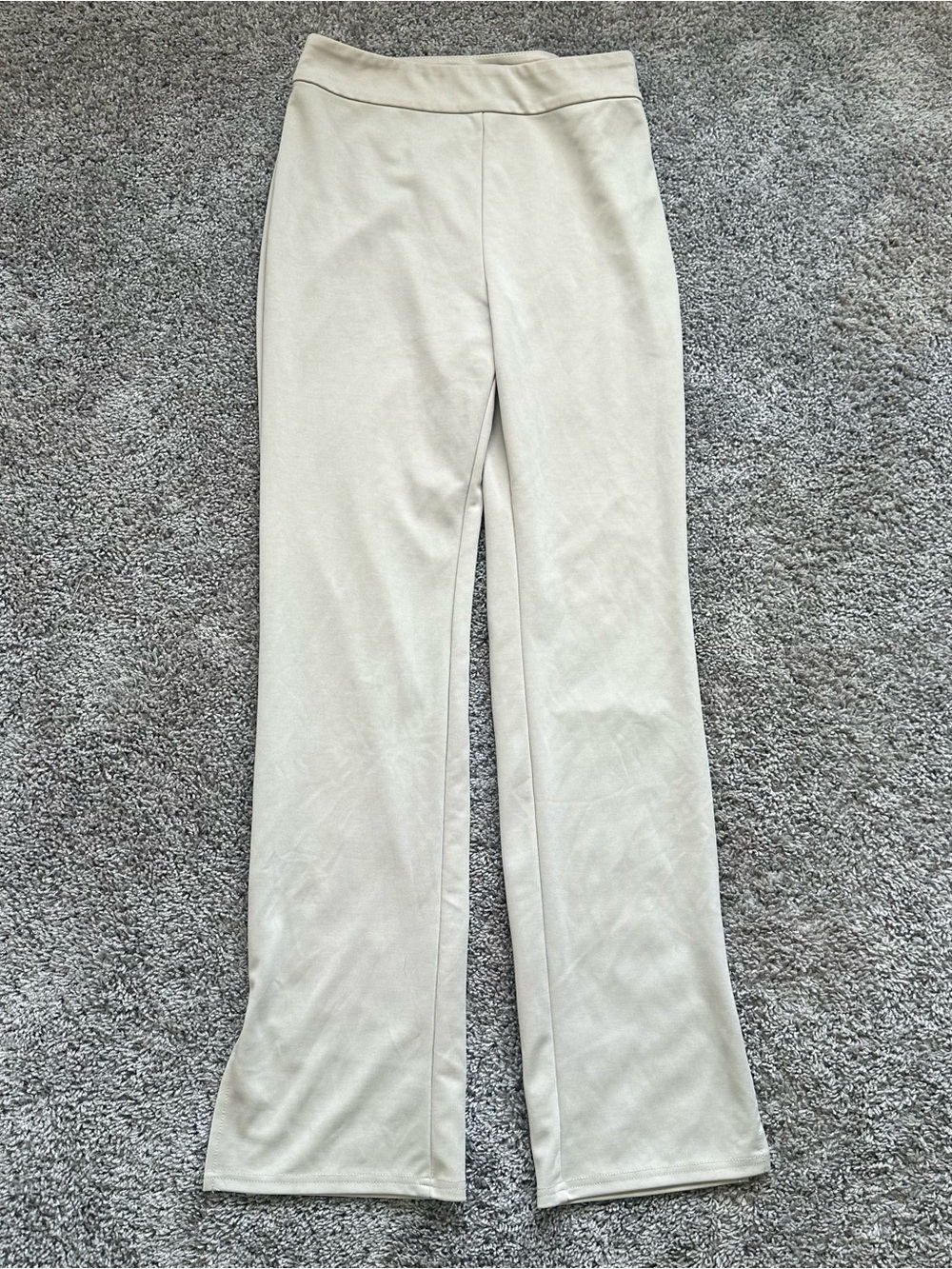 Le Lis Tan Straight Leg Trouser Pants